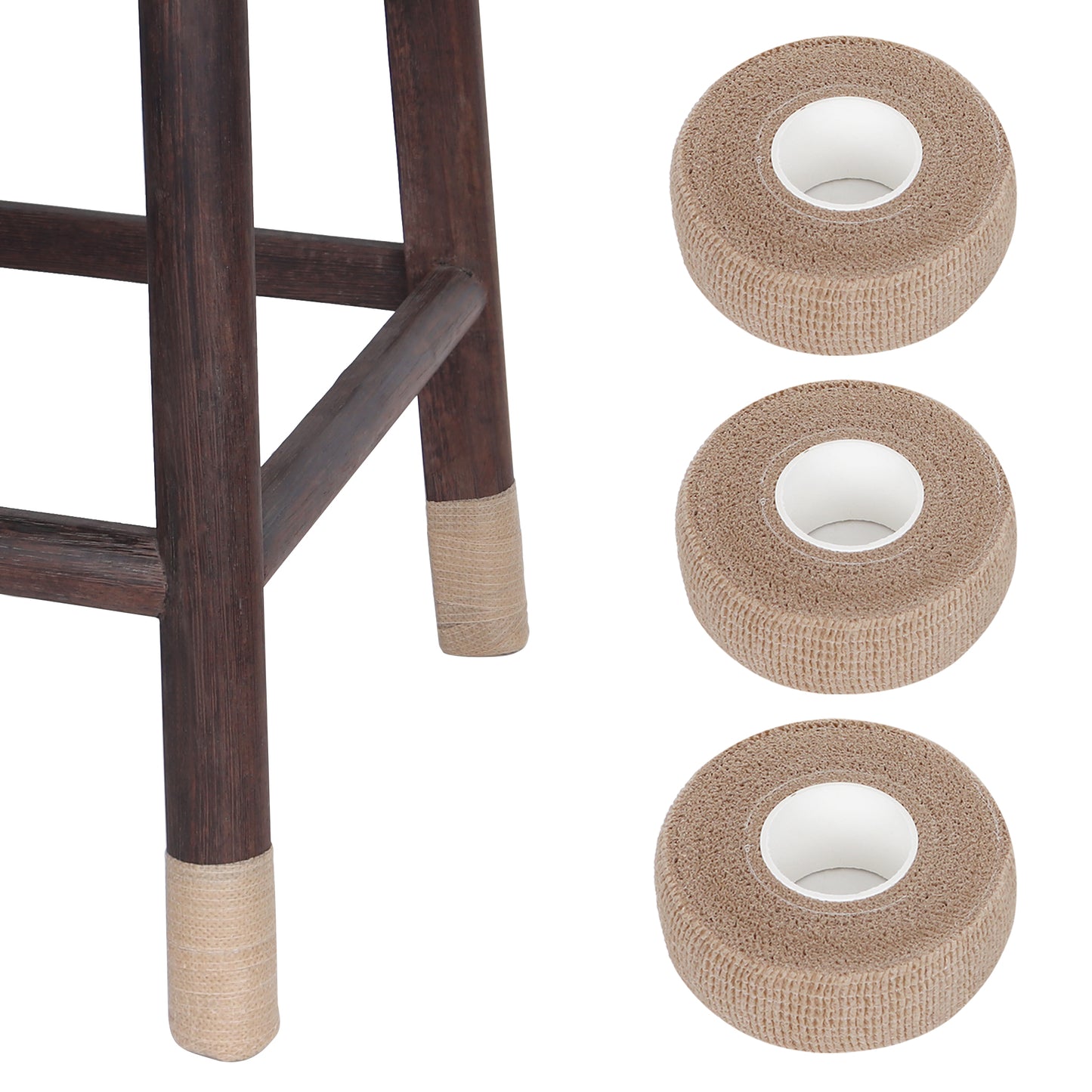 Chair Leg Floor Protectors,Non Slip Furniture Pads, Floor Protectors for Chairs and Tables, Self-Adhesive Chair Leg Covers