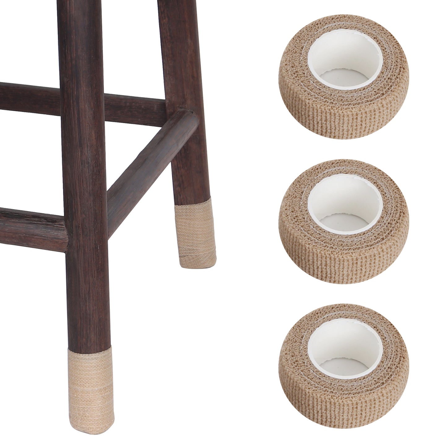 Chair Leg Floor Protectors,Non Slip Furniture Pads, Floor Protectors for Chairs and Tables, Self-Adhesive Chair Leg Covers